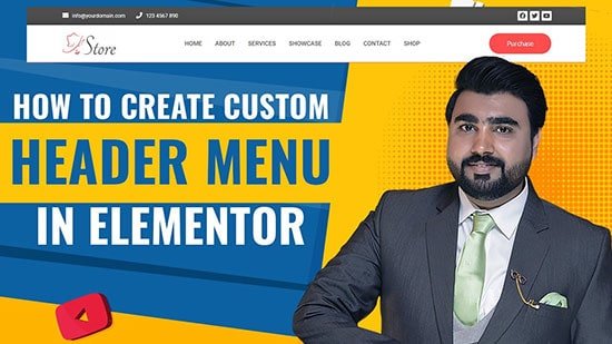 How To Create Custom Header & Footer In Elementor
