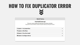 How To Fix Host Build Interrupt In Duplicator Plugin For WordPress Migration